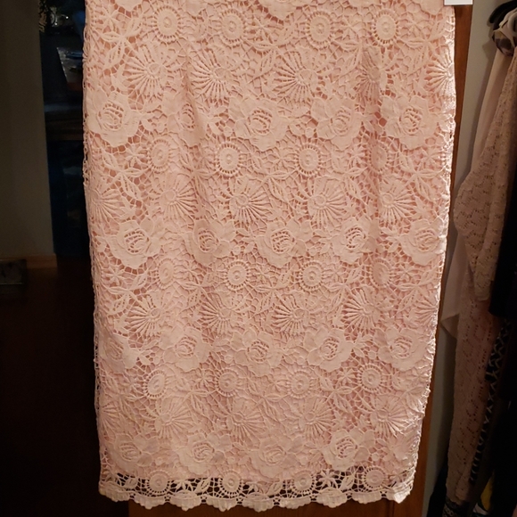 Ivy Blu Pink Lace Dress, NWT - Picture 3 of 3